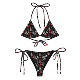 Kawaii Summer Goth Women's Recycled String Bikini