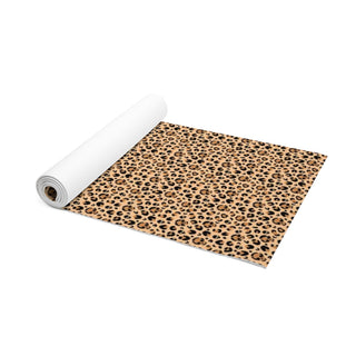 Skull Leopard Print Foam Yoga Mat- Rockabilly Pilates Exercise Mat