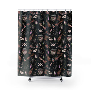 Woodland Witch Gothic Shower Curtain