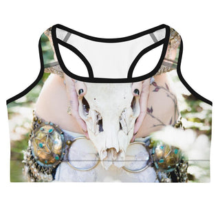 Bellydance Skull Sports Bra - The Quirky Co Finds