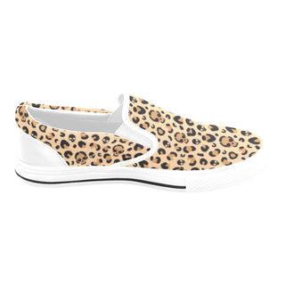 Skull Leopard Print Classic Slip-On Sneakers