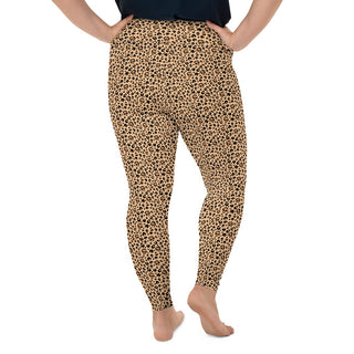 Skull Leopard Plus Size Leggings