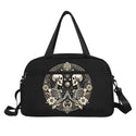 Art Deco Skeleton Lovers Gym Bag with Shoe Compartment