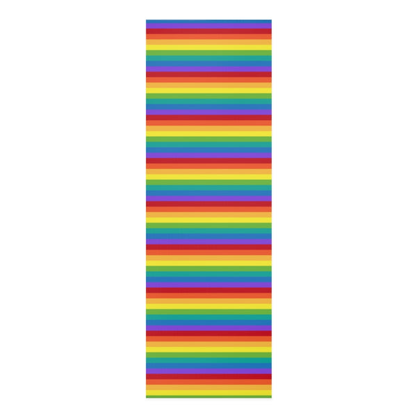 Rainbow Stripe Foam Yoga Mat- LGBTQIA+ Gay Pride Gym Mat