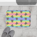 Cute and Creepy Bath Mat- Pastel Goth Home and Bathroom Decor