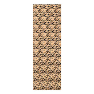 Skull Leopard Print Foam Yoga Mat- Rockabilly Pilates Exercise Mat