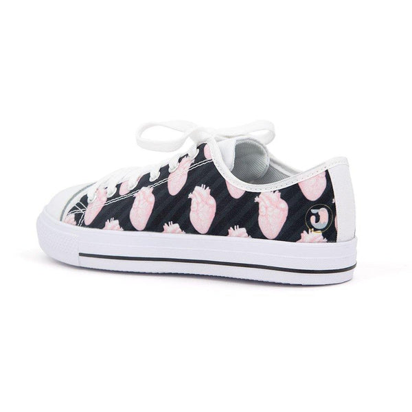 Anatomical Hearts and Stripes Classic Low Top Sneakers