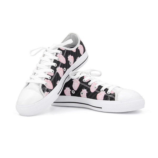 Anatomical Hearts and Stripes Classic Low Top Sneakers