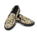 Curiosity Curio Classic Slip-On Sneakers- Gothic Shoes for Big Kids, Men, and Women