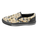 Curiosity Curio Classic Slip-On Sneakers- Gothic Shoes for Big Kids, Men, and Women