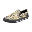 Curiosity Curio Classic Slip-On Sneakers- Gothic Shoes for Big Kids, Men, and Women