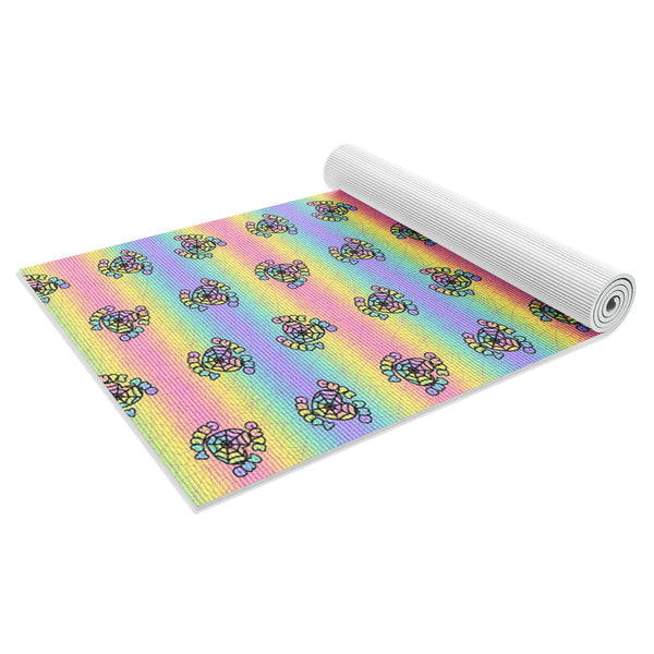 Cute and Creepy Foam Yoga Mat- Pastel Fitness Goth Exercise and Pilates Mat