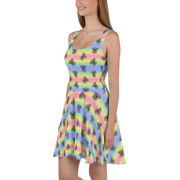 Cute and Creepy Women's Skater Dress