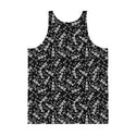Dancing Skeleton Men's Tank Top- Gothic Fitness and Workout Clothes