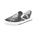 Funeral Lily Classic Slip-On Sneakers- Gothic Fashion and Accessories for Men, Women, and Children