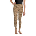 Skull Leopard Print Youth Leggings