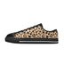 Skull Leopard Print Classic Low Top Sneakers | Quirky and Unique Shoes for Men, Women, and Kids
