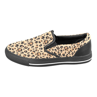 Skull Leopard Print Classic Slip-On Sneakers