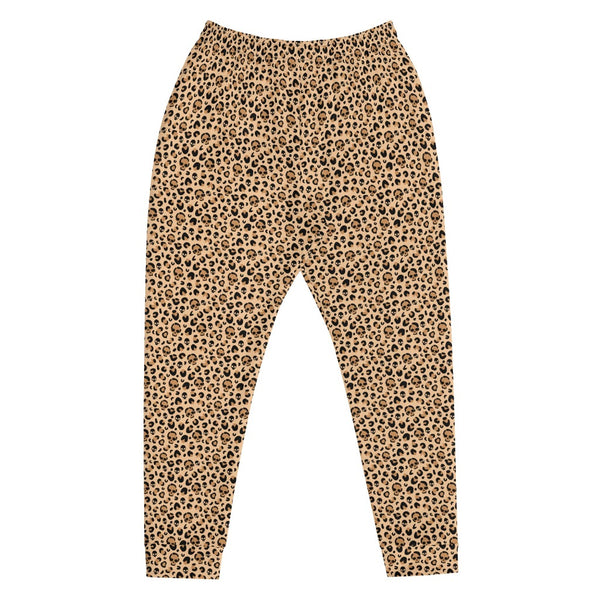 Skull Leopard Print Men's Joggers- Men's Rockabilly Sweatpants