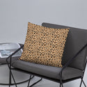 Skull Leopard Print Throw Pillows