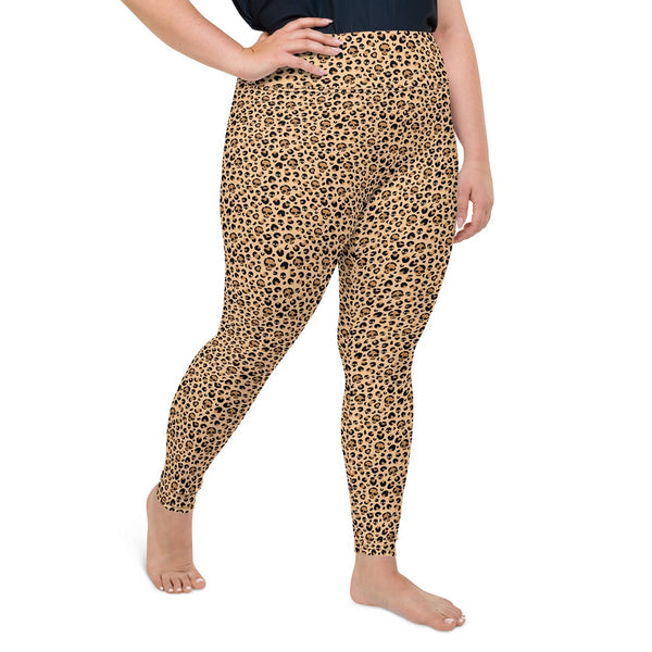Skull Leopard Plus Size Leggings