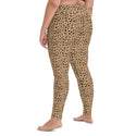 Skull Leopard Print Yoga Leggings- Rockabilly Fitness Pants