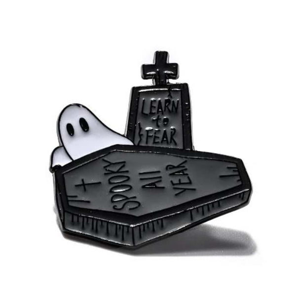 Spooky All Year Enamel Pin - The Quirky Co Finds