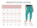 Rainbow Mermaid Women's Plus Size Leggings