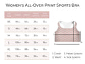 Burgundy Skeleton Lace Women's Sports Bra