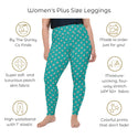 Curiosity Curio Women's Plus Size Leggings- Super Plus Gothic Yoga Pants