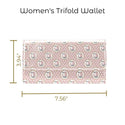 Skull Leopard Print Women's Trifold Wallet