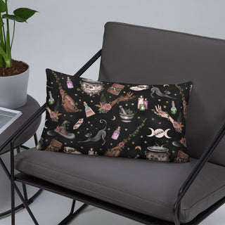 Woodland Witch Throw Pillows