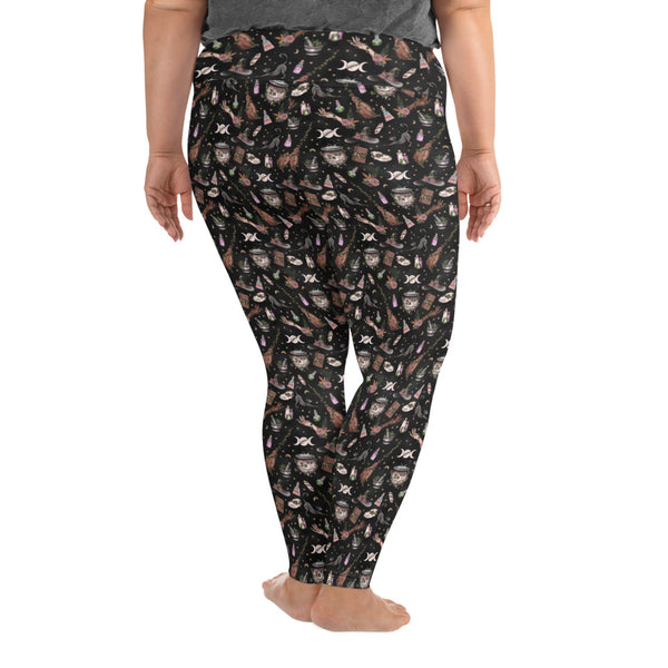 Woodland Witch Women's Plus Size Leggings