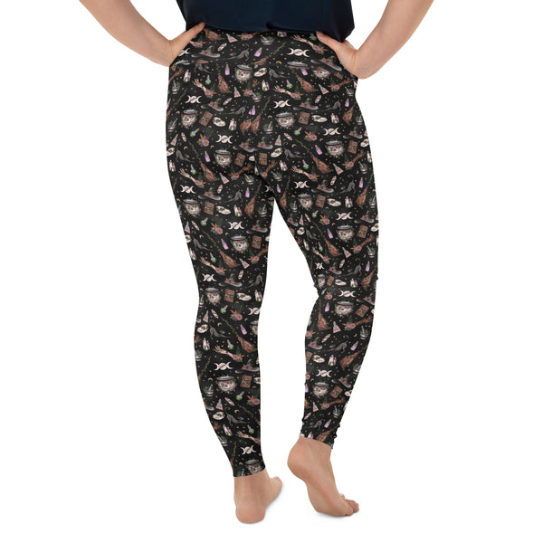 Woodland Witch Women's Plus Size Leggings