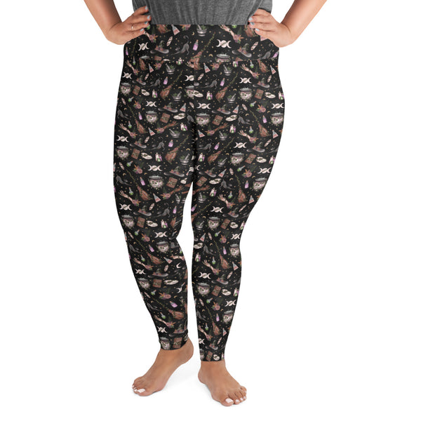 Woodland Witch Women's Plus Size Leggings