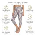 Skull Leopard Print Yoga Leggings